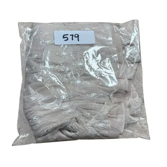 NANNETTE Baby Girl Lace Crochet Dress Top Church Event Formal Floral Ivory 12 Mo - Picture 7 of 7